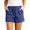 Blue, variant on Sngxgn Womens Sweat Shorts Casual Summer Shorts Elastic Comfy Shorts High Waist Shorts Fall Fashion Clothes(Orange,S)