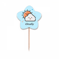 thumbnail image 1 of Lovely Cloud Cover Sun Toothpick Flags Star Lable Cupcake Picks, 1 of 3