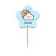 thumbnail image 1 of Lindo sol de nubes. Selección de pastelitos Star lable Flag en palillos de dientes, 1 of 3
