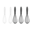 thumbnail image 1 of Paquete de 5 mini batidores de silicona, batidor de goma para cocinar, batidor de cocina de acero inoxidable, utensilios para cocinar, 1 of 5