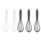 thumbnail image 1 of Paquete de 5 mini batidores de silicona, batidor de goma para cocinar, batidor de cocina de acero inoxidable, utensilios para cocinar, 1 of 5