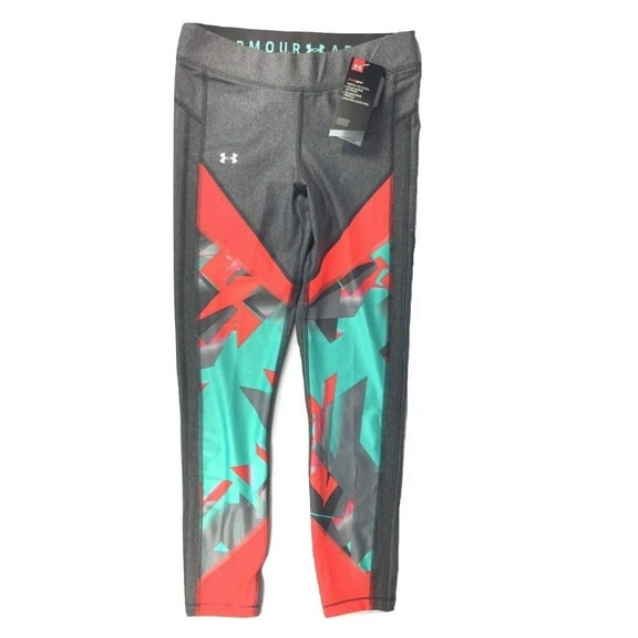 Under Armour Women's HeatGear Capri Pants Dark Gray/Multi-Color M 1305968-021
