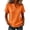 Orange, variant on Womens Tops â Short Sleeve Daily Wear Casual Womens T Shirts Button Neck Soft Cotton Blend Loose Fit Basic Top Trendy Summer Tops for Women(Brown Size S) 2026 Sales Under $7