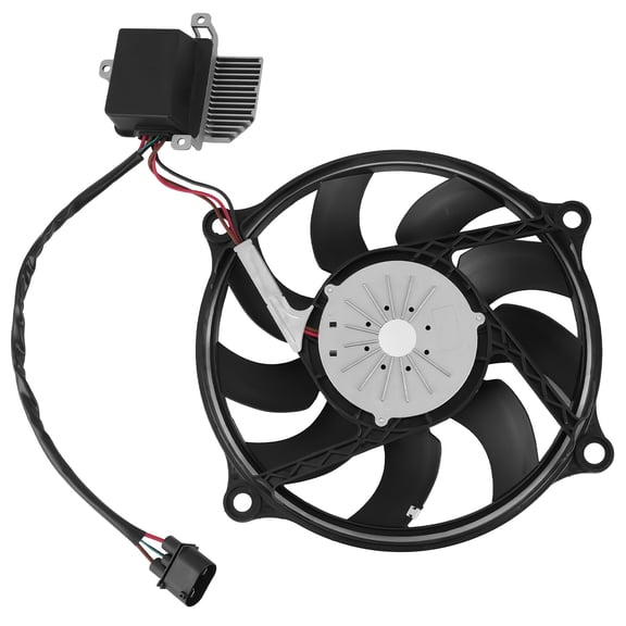 maXpeedingrods Engine Radiator Cooling Fan Assembly for VW Beetle 2.5L L5 2006-2010 Replacement 1C0959455E 1C0959455F