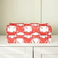 thumbnail image 4 of Cute Bowknot Flannel Blanket Red White Checker Plaids Geometric Fleece Throw Blanket for Room Decor,Dreamy Bow ss Style Girly Bed Blanket for Bed Sofa Couch,Baby 30"x40", 4 of 6