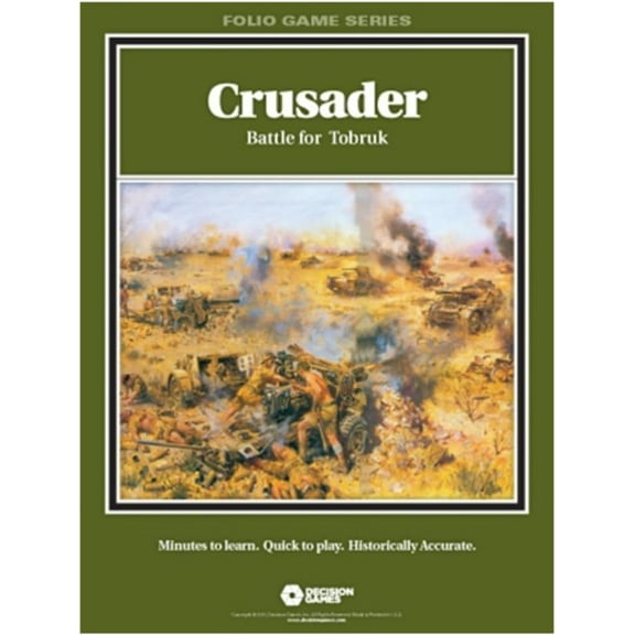 Decision Games Crusader Battle for Tobruk Folio Game Series DCG 1614
