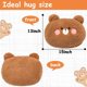 thumbnail image 2 of 13.7" Bear Plush Pillow, Soft Bear Throw Pillow Stuffed Animal Cute Plushies Cartoon Doll Hugging Pillow Home Cushion Decoration Birthday Gift, For Ch, 2 of 4