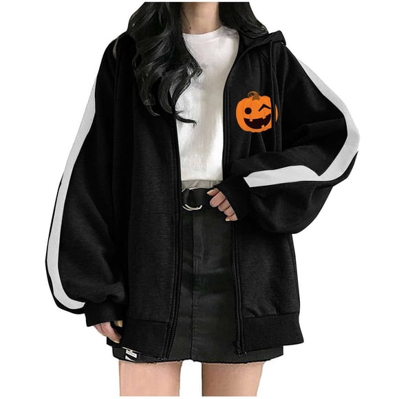 Winter Outfits Women's Fashion Casual Fleecing Hooded Sweatshirts Floral Printing Workout Outfits on Clearance
