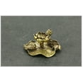 thumbnail image 4 of Brass Incense Burner with Two Fishes Playing with The Lotus Flower 1pc, 4 of 19