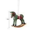 thumbnail image 2 of vnanda Vintage-inspired Holiday Decorations Vintage Christmas Ornaments Retro Christmas Pendant Horse Resin Hanging Ornament for Tree Merry Christmas Home, 2 of 8