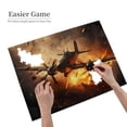 thumbnail image 2 of 1000 Piece Intense WWII Fighter Plane Battle Jigsaw Puzzle For Adults – Challenging Wooden Game, Dynamic Artwork, Relaxing Brain Exercise, Wall Decor, Unique Gift, 2 of 7