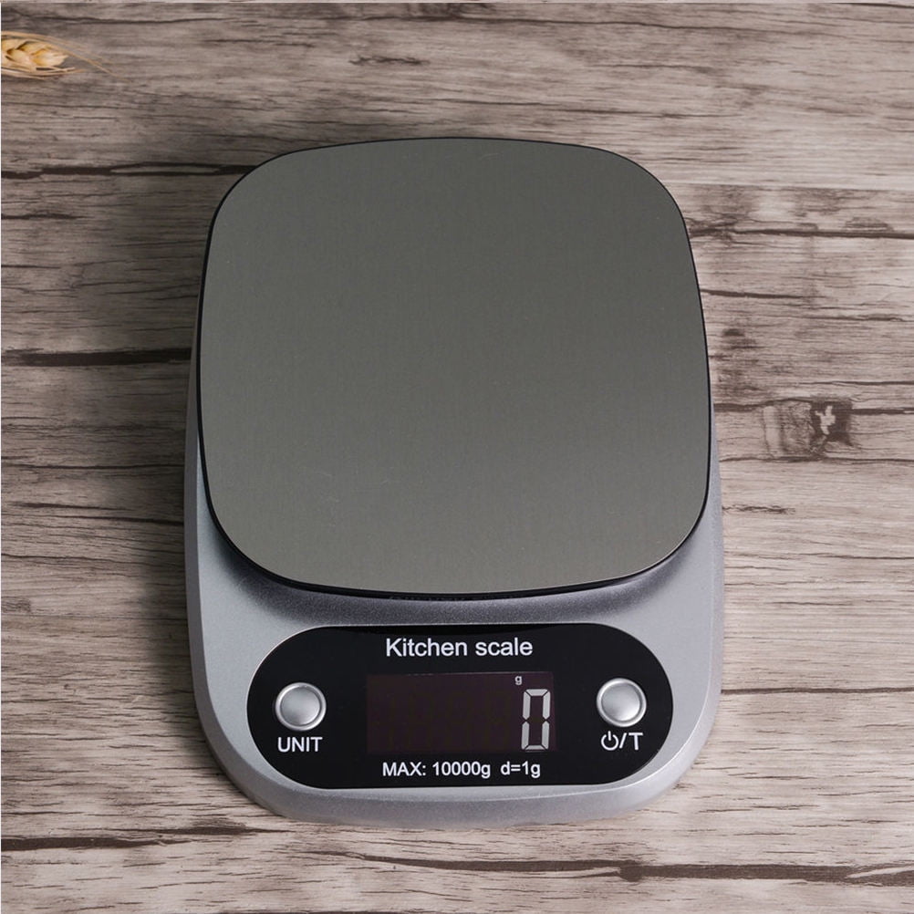 PBPBOX 1PC Rectangular Digital Scale Stainless Steel Kitchen Measuring Scales for Home Use