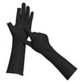 thumbnail image 2 of Guantes de protección solar para mujeres Guantes del bloqueador solar Elástico transpirable Fina completa Guantes de verano para conducir el ciclismo Negro, 2 of 8