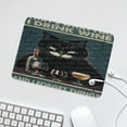 thumbnail image 5 of Cute Rectangle Gaming Mouse Pad - Black Cat Mouse Mat for Computer Desk Laptop Office Home Gaming Working Computers,Cat Lover Gift, Gift for Women and Men 8x10 Inch, 5 of 8