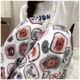 thumbnail image 3 of Pantalones de dormir para mujer, bonitos dibujos animados, verano 2024, finos, informales, para el hogar, con aire acondicionado, pantalones holgados de pierna ancha y rectos para mujer, 3 of 5