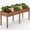 Brown, variant on LIFERECORD Wooden Raised Garden Bed with Legs, 48"L X 24"W X 30"H, Elevated Reinforced Large Planter Box for Vegetable Flower Herb Outdoors, Wood