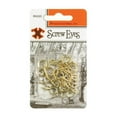 thumbnail image 1 of X Assorted Screw Eyes Brass Plated 24pk, 1 of 1