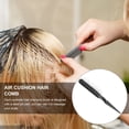 thumbnail image 3 of Minkissy 3Pcs Black Hair Styling Brush with Airbag Massage and Smooth Rounded Teeth for Home, 3 of 7