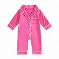 thumbnail image 2 of JUMEYU Baby Jumpsuit Winter Baby Boy Girl Outfit Newborn Boys Girls Jumpsuit Infant Cute Fall Clothes 0 3 6 9 12 18 24 Months (Hot Pink,18-24 Months), 2 of 4
