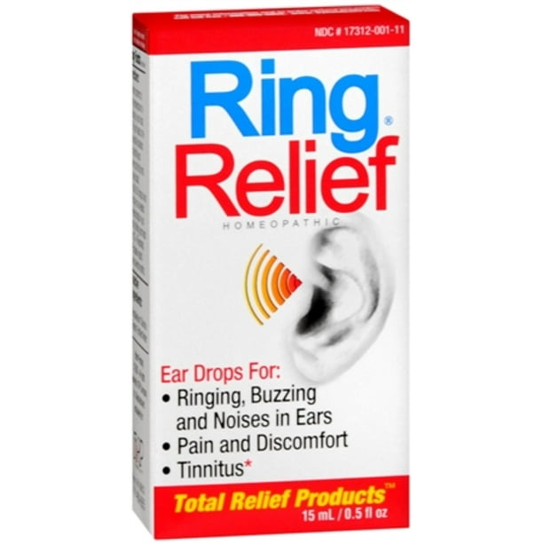 Ring Relief Homeopathic Ear Drops 0 50 Oz Walmart Com