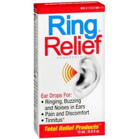 Ring Relief Homeopathic Ear Drops 0.50 oz (Pack of (Best Over The Counter Ear Drops)