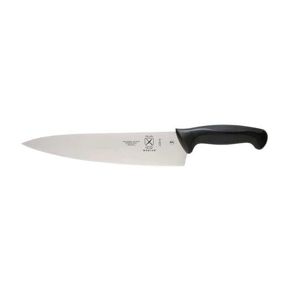 Mercer Cutlery Chef Knife,10 in Blade,Black Handle M22610