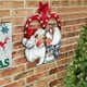 thumbnail image 5 of Corona navideña de amor de Papá Noel, decoración de puerta delantera, anillos de corona navideña de madera, decoración colgante, 5 of 8