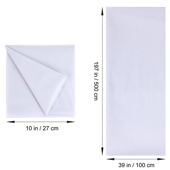 AURARMLET White Polyester Embroidery Stabilizer 1 Set Shape Support for Sewing and Craft Projects