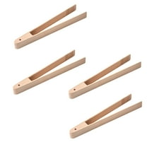 HORIALENCE 1 Pc Bamboo Toaster Tongs Non Scratch And Dishwasher Safe For Home Cooks