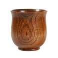 thumbnail image 2 of Tasse à Thé, Petite Tasse à Café Ronde en Bois Fait Main Rétro pour Lait Jus Marron, 2 of 8
