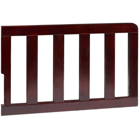 Delta Children Toddler Guardrail #0081, Greenguard Gold Certified, Black Cherry/Espresso