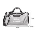 thumbnail image 3 of Bolsa De Ejercicios Fitness Bag Impermeable Multifuncional Sports Bag para Hombres Mujeres (Gris), 3 of 5