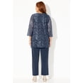 thumbnail image 2 of Catherines Women's Plus Size Petite Luna Lace 3-Piece Pant Suit, 2 of 6