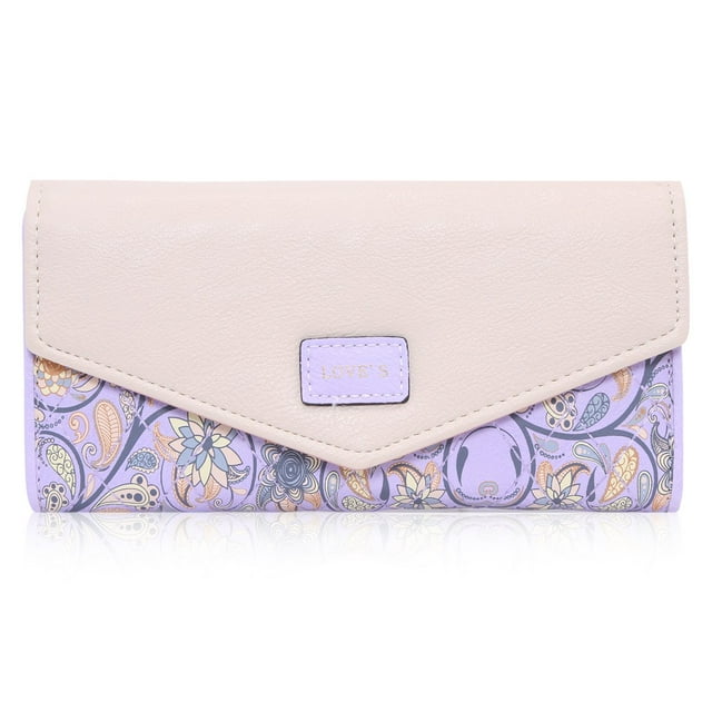 Elegant Flower Pattern Fresh Fashion Sweet Elegant Ladies Wallet Purse