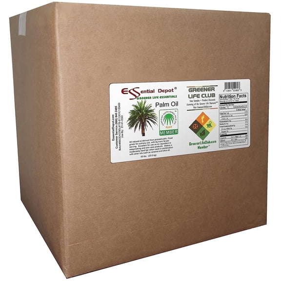 Palm Oil Shortening Cube - 50 lbs - No Stir - Food Grade - Kosher - SUSTAINABLE - RSPO Certified - Not Hydrogenated