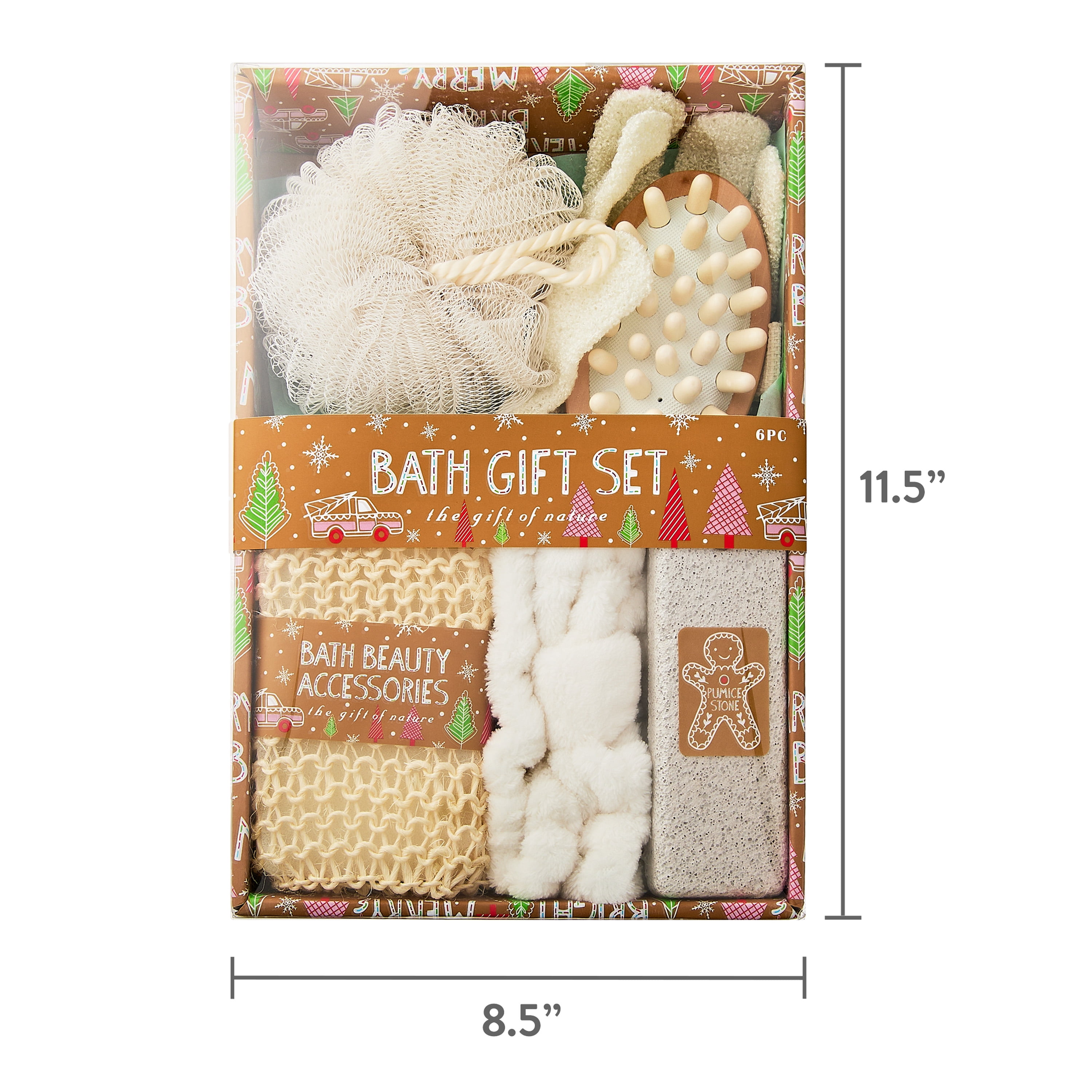 (2 pack) 6-Piece Bath & Spa Gift Set for Adults & Teens, Nobrand