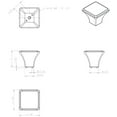 thumbnail image 4 of Jeffrey Alexander 972L Marlo 1-1/4" Contemporary Curved Square Cabinet / Drawer Knob -, 4 of 7