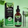 thumbnail image 3 of Aceite de ricino negro de 60 ml, aceite de masaje hidratante no graso para pestañas y cejas, 3 of 9