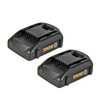 2Pack for Worx WA3520 Power Share 3.0AH Battery 20V WA3525 WA3520 WG166 WG151s WG155s