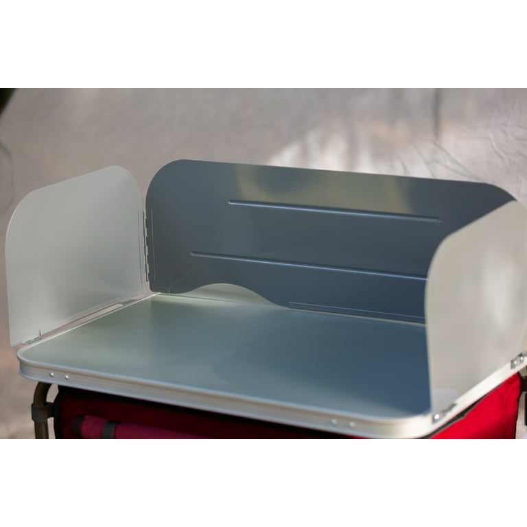Ozark Trail Deluxe Camp Kitchen with Storage and Sink Table Red