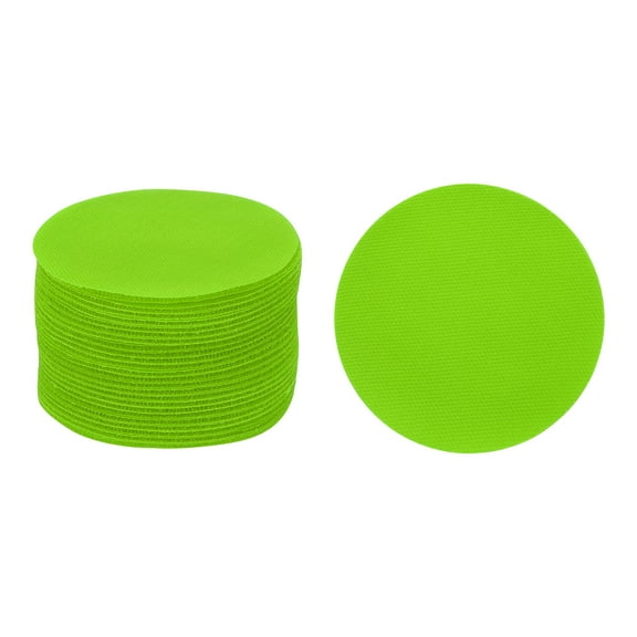 Uxcell 48 Pcs Carpet Spot Markers for Classroom Carpet Dots Floor Circles, Grass Green