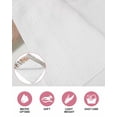 thumbnail image 6 of Orange Grey Forest Kitchen Dish Towels for Drying Dishes Set of 2, Grey Modern Art Oil Painting Waffle Weave Microfiber Hand Tea Bathroom Towels Quick Dry & Absorbent Towel 12x12, 6 of 7