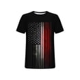 thumbnail image 5 of DIOAZUD Men's American Flag Shirts Short Sleeve Crewneck Patriotic Tees Summer Casual 4th of July T-Shirts for 250th Anniversary, 5 of 6