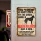 thumbnail image 3 of Placa Metal Belga Malinois ADVERTENCIA Pintura Hierro Rectangular 30x40cm, 3 of 9