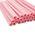 thumbnail image 2 of Naxoaeo 50 Pcs Heart Shaped Pink Straws Disposable Plastic Cute Straw Individually Wrapped Valentines Day Cocktail Birthday Party Bridal Shower Wedding Supplies party decorations, 2 of 7