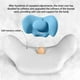 thumbnail image 5 of Foam Car Neck Pillow Protective Lumbar Back Support Breathable Car Headrest Cushion Relieve Stress Car Seat Pillow, 5 of 8