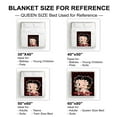 thumbnail image 6 of Betty Boop Twin Blanket 40"X50", Soft Flannel Fleece Bed Blanket Suit for Home Bed, Sofa & Dorm, 6 of 6
