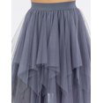 thumbnail image 5 of Falda tul picos color Gris AMAD Casual para mujer talla XL, 5 of 5