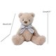 thumbnail image 3 of Plush Bear Cute Fluffy Bear Stuffed Animal with Bowtie 9" Sitting Height Sleeping Aids Dolls Gifts for Boys Girls, 3 of 4