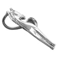 thumbnail image 4 of Rhodium Plated 925 Sterling Silver Pony Slide Pendant, 4 of 5